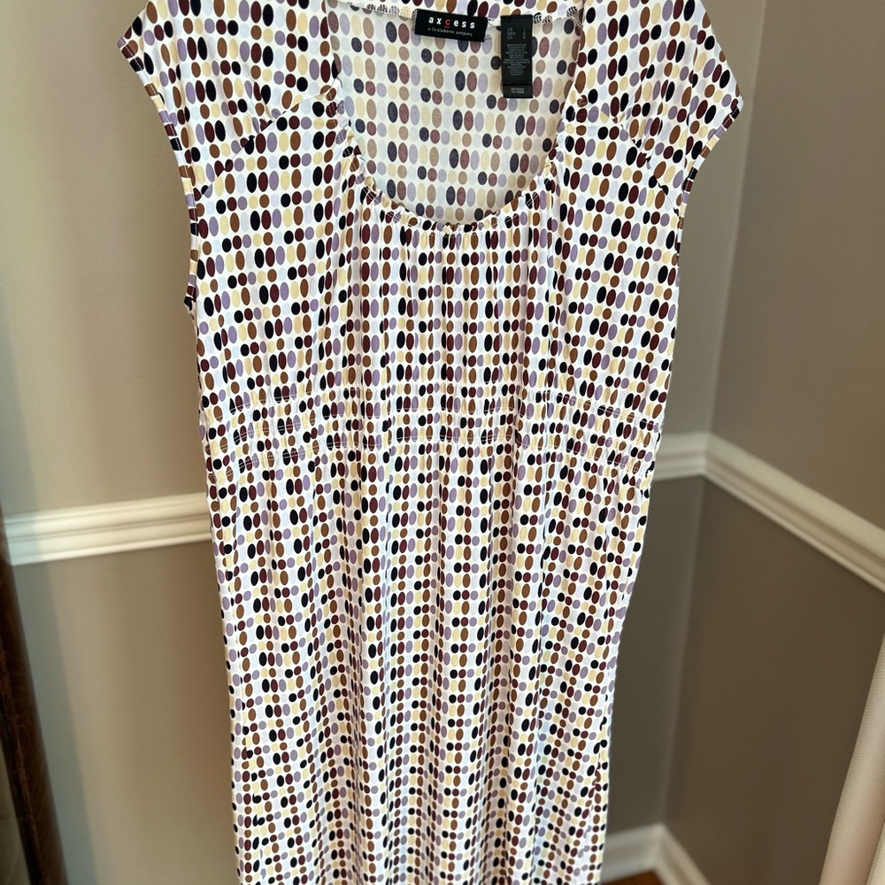 Polka Dot Dress with cap sleeves